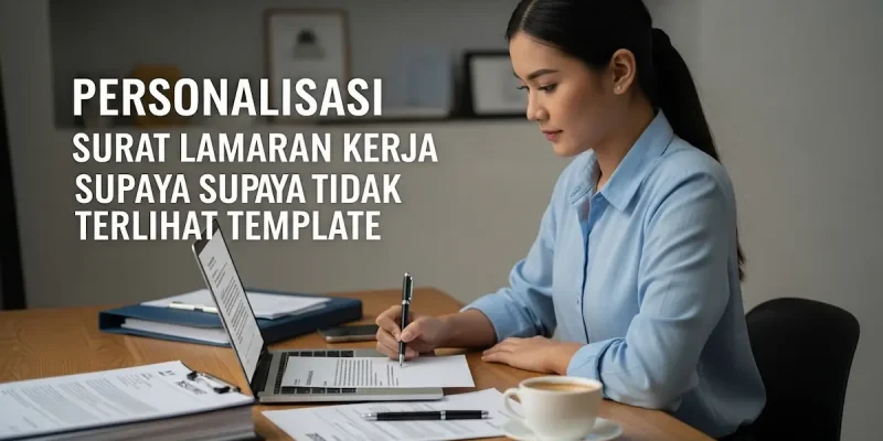 Personalisasi Surat Lamaran Kerja Supaya Tidak Terlihat Template