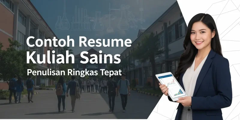 Resume Kuliah Sains Contoh Penulisan Ringkas Tepat