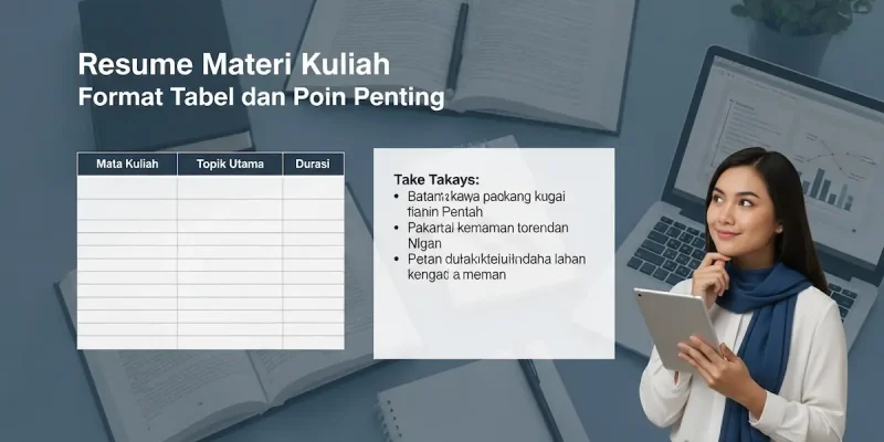 Resume Materi Kuliah Format Tabel dan Poin Penting