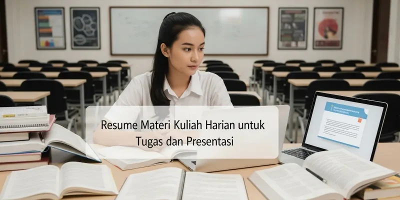 Resume Materi Kuliah Harian untuk Tugas dan Presentasi