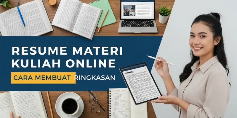 Resume Materi Kuliah Online Cara Membuat Ringkasan