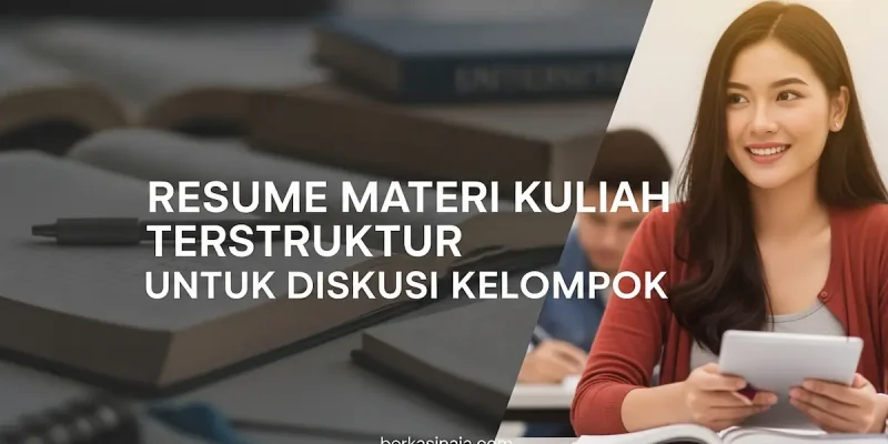 Resume Materi Kuliah Terstruktur untuk Diskusi Kelompok