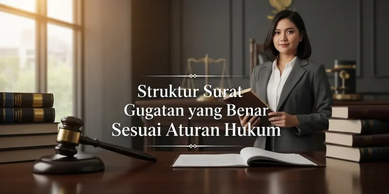 Struktur Surat Gugatan yang Benar Sesuai Aturan Hukum
