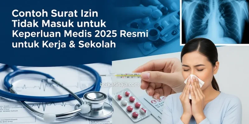Surat Izin Keperluan Medis 2025 Resmi untuk Kerja & Sekolah