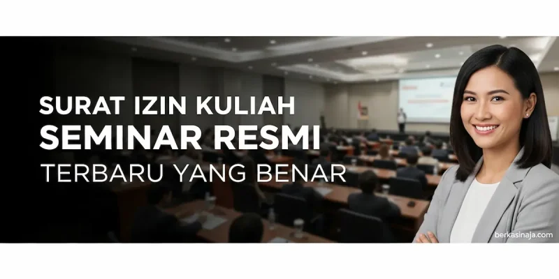 Surat Izin Kuliah Seminar Resmi Terbaru yang Benar