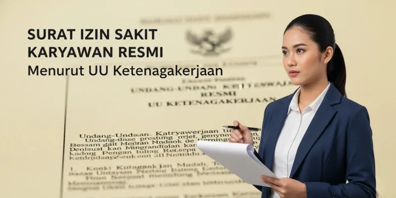 Surat Izin Sakit Karyawan Resmi Menurut UU Ketenagakerjaan