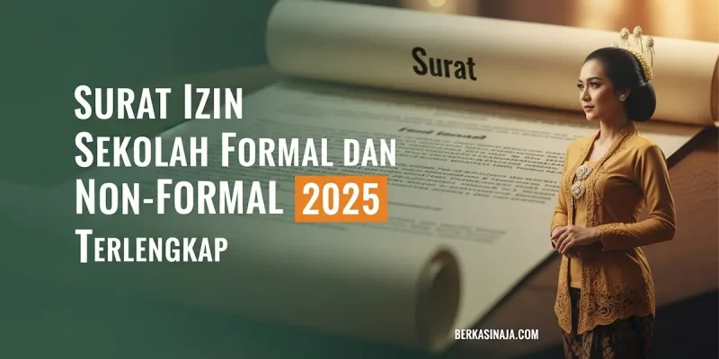 Surat Izin Sekolah Formal dan Non-Formal 2025 Terlengkap