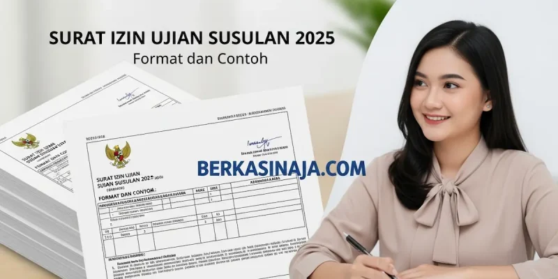 Surat Izin Ujian Susulan 2025 Format dan Contoh