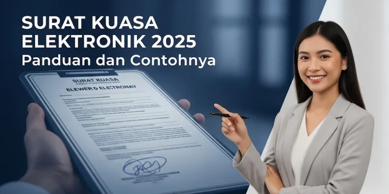 Surat Kuasa Elektronik 2025 Panduan dan Contohnya