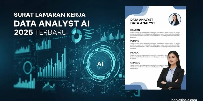 Surat Lamaran Kerja Data Analyst AI 2025 Terbaru