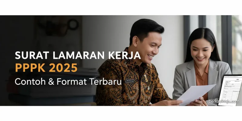 Surat Lamaran Kerja PPPK 2025 Contoh & Format Terbaru