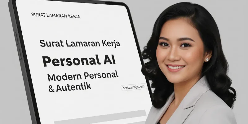 Surat Lamaran Personal AI Modern, Personal & Autentik