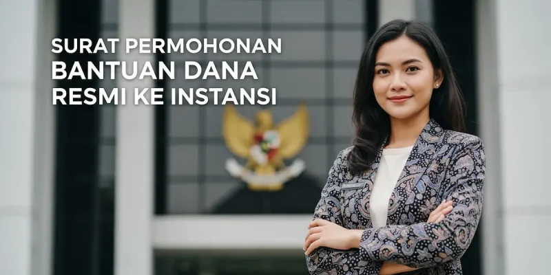 Surat Permohonan Bantuan Dana Resmi ke Instansi