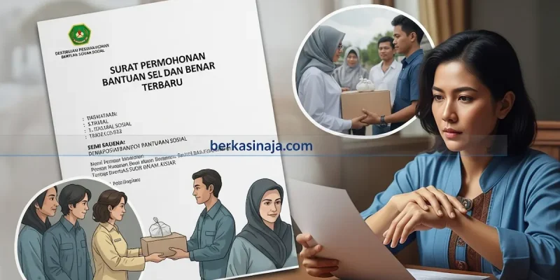 Surat Permohonan Bantuan Sosial Resmi dan Benar Terbaru