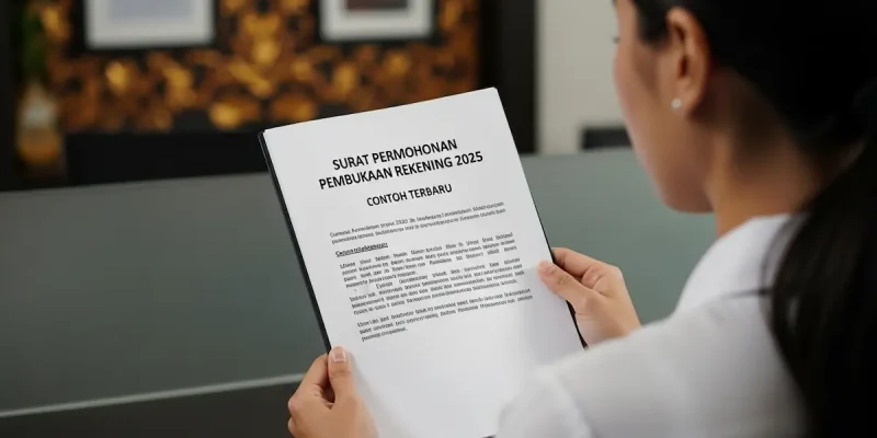 Surat Permohonan Pembukaan Rekening 2025 Contoh Terbaru