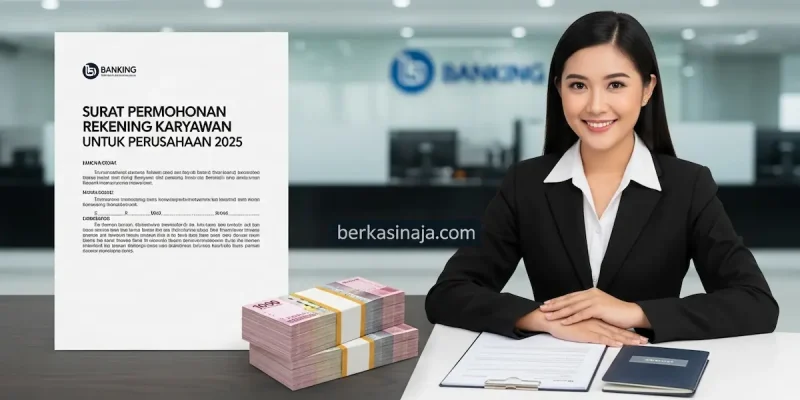 Surat Permohonan Rekening Karyawan untuk Perusahaan 2025