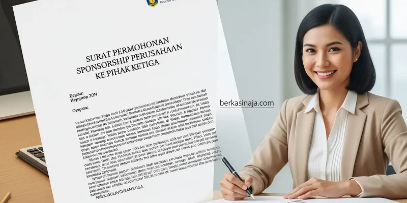 Surat Permohonan Sponsorship Perusahaan ke Pihak Ketiga