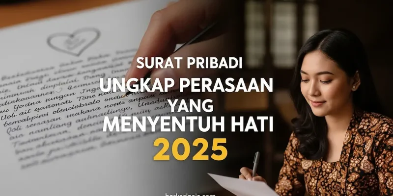 Surat Pribadi Ungkap Perasaan yang Menyentuh Hati 2025