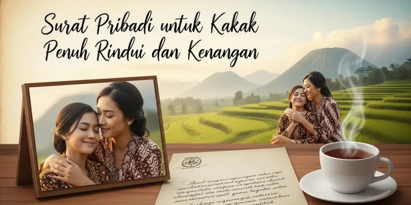 Surat Pribadi untuk Kakak Penuh Rindu dan Kenangan