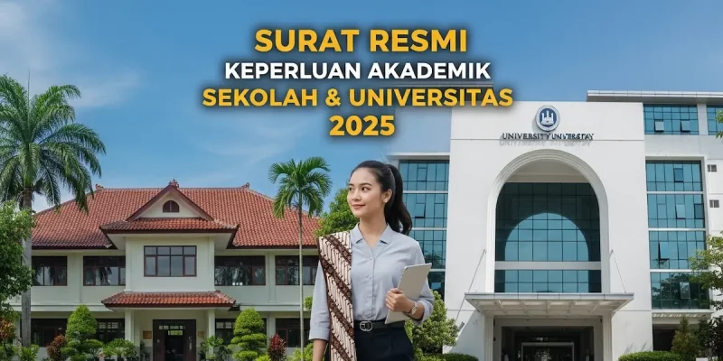 Surat Resmi Keperluan Akademik Sekolah & Universitas 2025