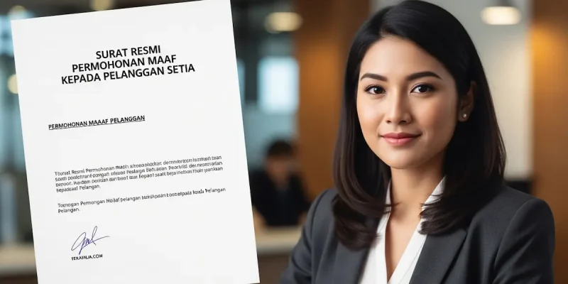 Surat Resmi Permohonan Maaf Kepada Pelanggan Setia