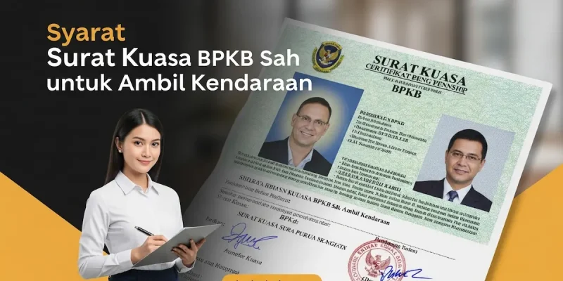 Syarat Surat Kuasa BPKB Sah untuk Ambil Kendaraan