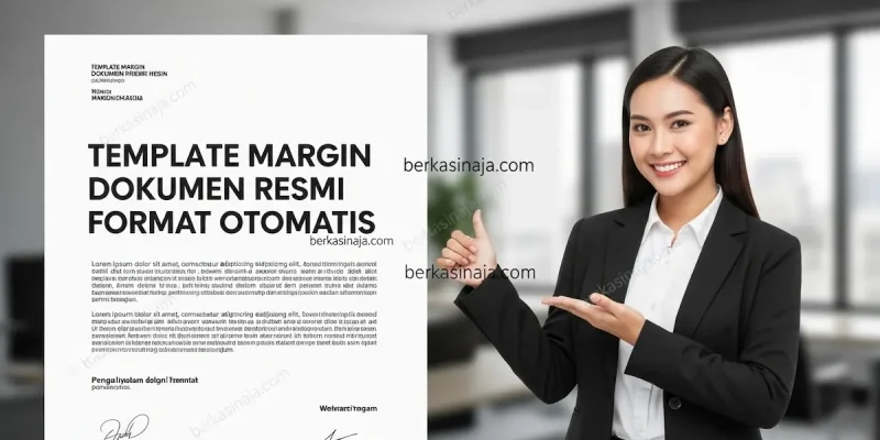 Template Margin Dokumen Resmi Format Otomatis