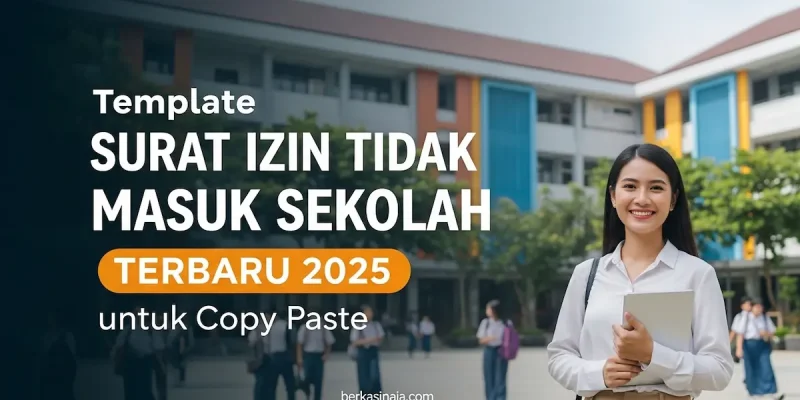 Template Surat Izin Sekolah Terbaru 2025 Copy Paste