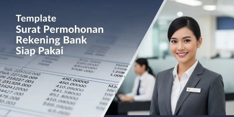Template Surat Permohonan Rekening Bank Siap Pakai