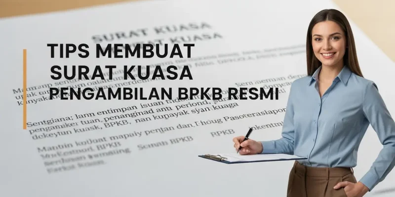 Tips Membuat Surat Kuasa Pengambilan BPKB Resmi