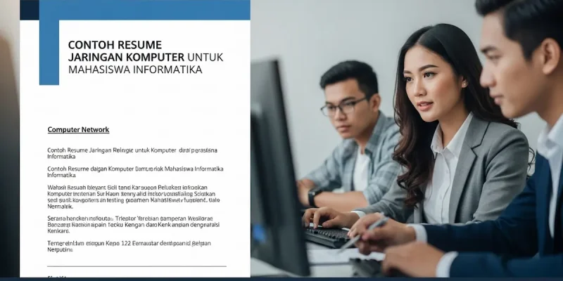 Contoh Resume Jaringan Komputer untuk Mahasiswa Informatika