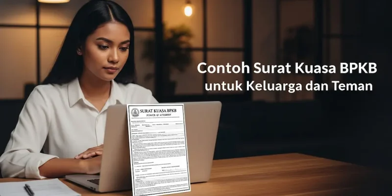 Contoh Surat Kuasa BPKB untuk Keluarga dan Teman