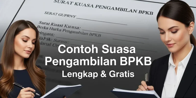 Contoh Surat Kuasa Pengambilan BPKB Lengkap & Gratis