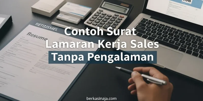 Contoh Surat Lamaran Kerja Sales Tanpa Pengalaman