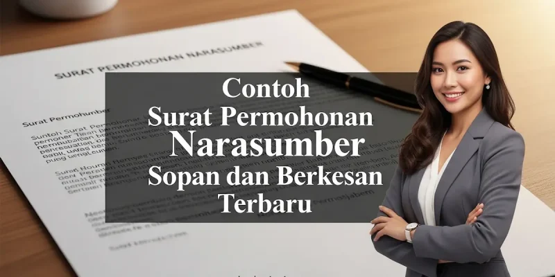 Contoh Surat Permohonan Narasumber Sopan dan Berkesan Terbaru