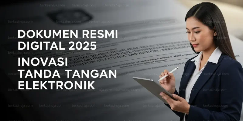Dokumen Resmi Digital 2025 Inovasi Tanda Tangan Elektronik