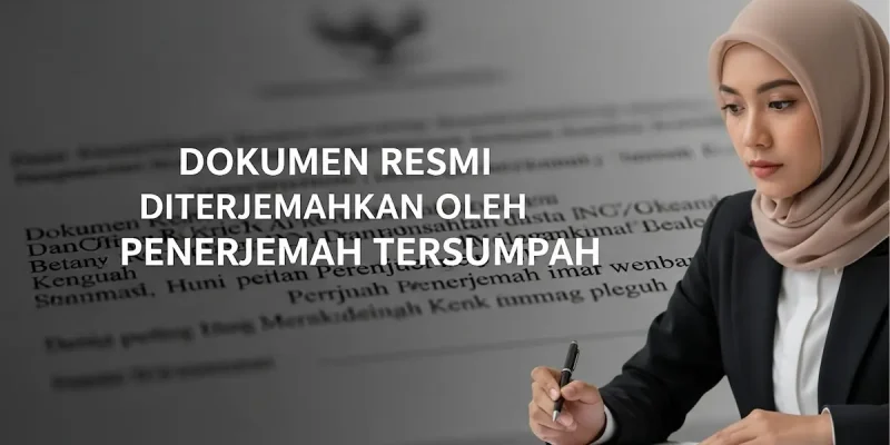 Dokumen Resmi Diterjemahkan oleh Penerjemah Tersumpah