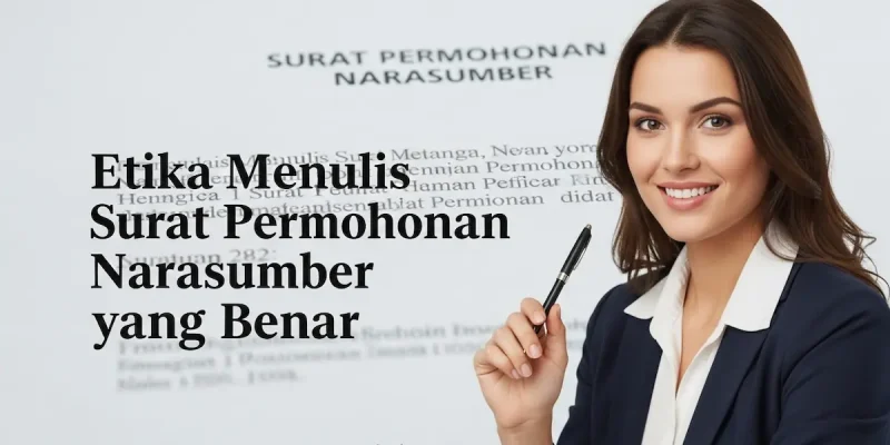 Etika Menulis Surat Permohonan Narasumber yang Benar