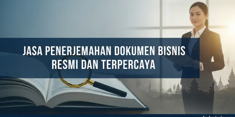 Jasa Penerjemahan Dokumen Bisnis Resmi dan Terpercaya