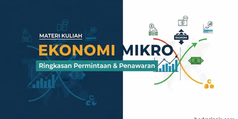 Materi Kuliah Ekonomi Mikro Ringkasan Permintaan & Penawaran