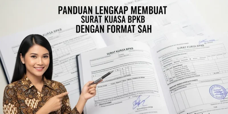 Panduan Lengkap Membuat Surat Kuasa BPKB dengan Format Sah