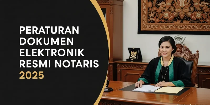 Peraturan Dokumen Elektronik Resmi Notaris 2025