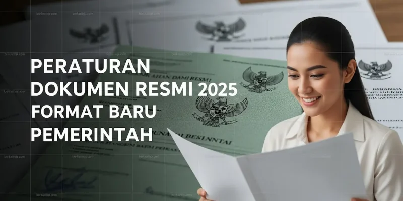 Peraturan Dokumen Resmi 2025 Format Baru Pemerintah