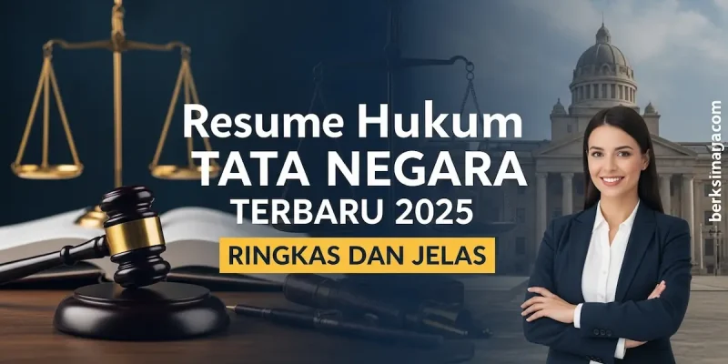 Resume Hukum Tata Negara Terbaru 2025 Ringkas dan Jelas