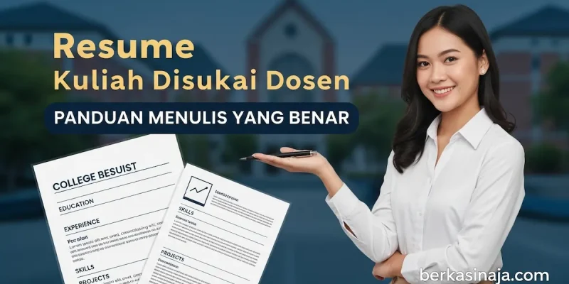 Resume Kuliah Disukai Dosen Panduan Menulis yang Benar