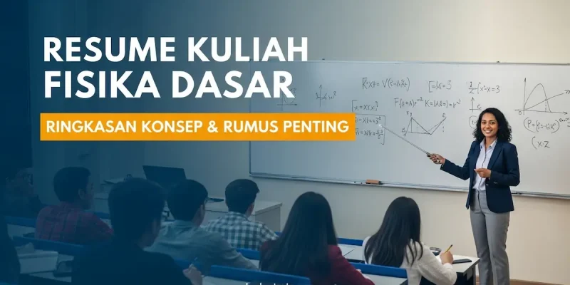 Resume Kuliah Fisika Dasar Ringkasan Konsep & Rumus Penting