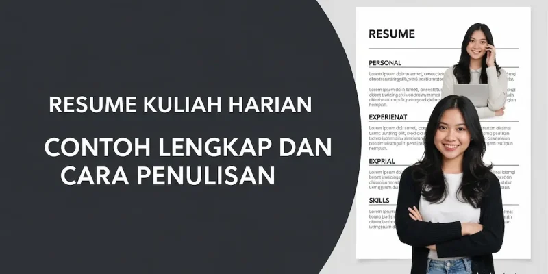 Resume Kuliah Harian Contoh Lengkap dan Cara Penulisan