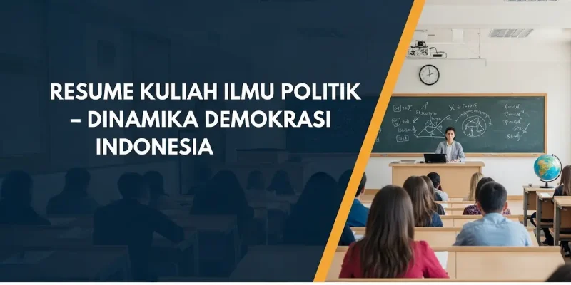 Resume Kuliah Ilmu Politik – Dinamika Demokrasi Indonesia