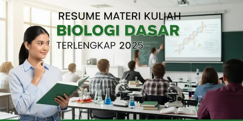 Resume Materi Kuliah Biologi Dasar Terlengkap 2025