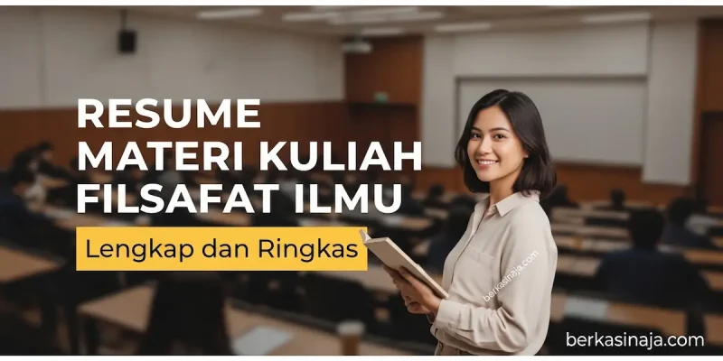 Resume Materi Kuliah Filsafat Ilmu Lengkap dan Ringkas